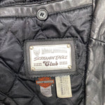 【曜日割引対象外】 ハーレーダビッドソン HARLEY-DAVIDSON USA製 SCREAMIN EAGLE レザージャケット シングルライダースジャケット ジャケット ブラック 40サイズ 201MT-4533 VB