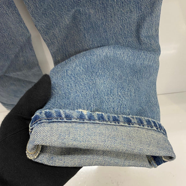 【曜日割引対象外】 ダブルアールエル RRL USA製 ボタンフライ デニムパンツ デニム ブルー 29/30サイズ 201MB-1076 VB