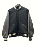 セトルマイアーズ SETTLEMIER'S VARSITY JACKET バーシティ ジャケット スタジャン アウター アワード USA製 黒 サイズ 36 ジャケット 無地 ブラック 104MT-956