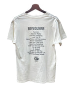 バンドTシャツ BAND-T The Beatles Revolver FRUIT OF THE LOOM 両面プリント 白 Tシャツ プリント ホワイト Mサイズ 104MT-356