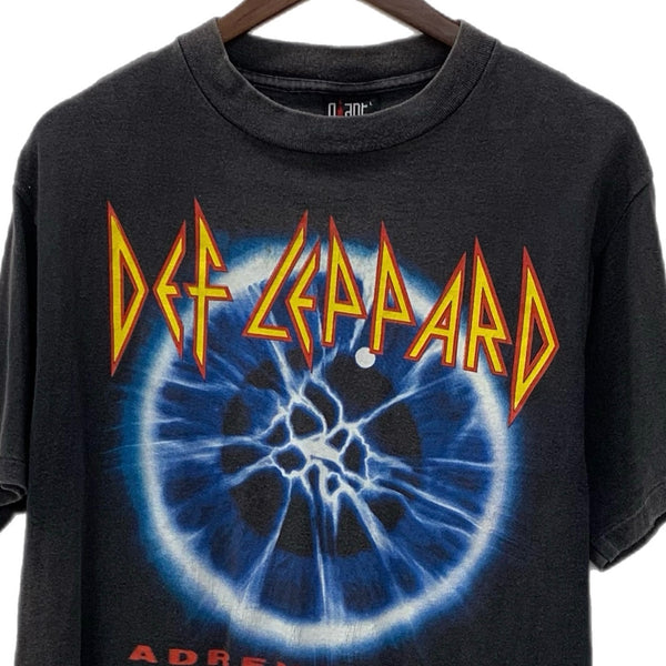 【曜日割引対象外】 バンド band 90’s 90s 90年代 1993s DEF LEPPARD ADRENALIZE T-shirt Tシャツ ブラック Lサイズ 201MT-3614 VB