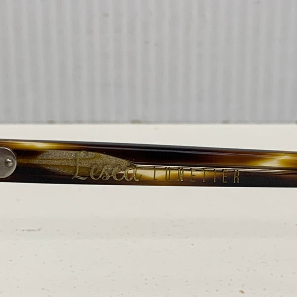 【中古】レスカ ルネティエ Lesca LUNETIER PICA サングラス べっ甲柄 44-26  眼鏡・サングラス 眼鏡 ブラウン 201goods-618