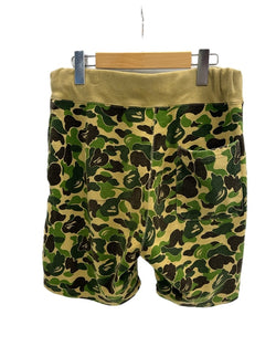 ア ベイシング エイプ A BATHING APE ABC CAMO SWEAT SHORTS スウェットショーツパンツ 001SP1301017M ハーフパンツ カーキ Sサイズ 101MB-590