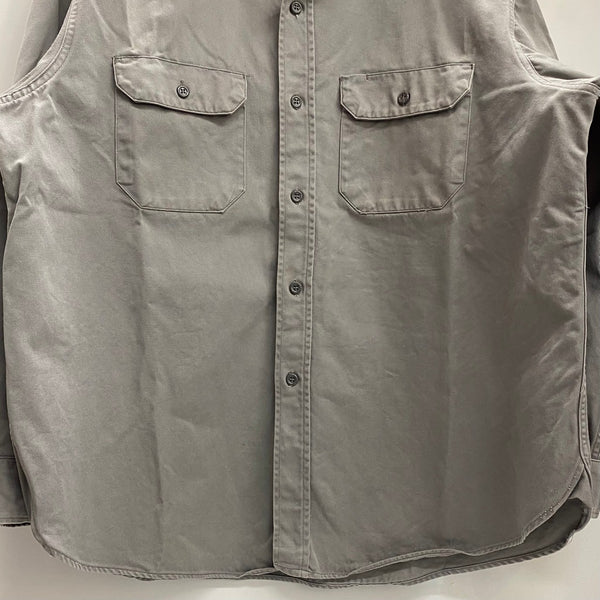 【曜日割引対象外】 ヴィンテージ vintage 50's 60's BIGMAC PENNEYS アーミークロス ワークシャツ 長袖シャツ グレー 201MT-4381 VB