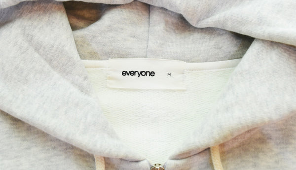 エブリワン   EVERYONE 無地 パーカー EV24-CS28  パーカ グレー Mサイズ 103MT-3043