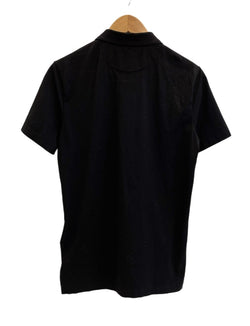 プラダ PRADA ポケットロゴ ショートスリーブシャツ XS 半袖ポロシャツ ブラック SSサイズ 101MT-4072