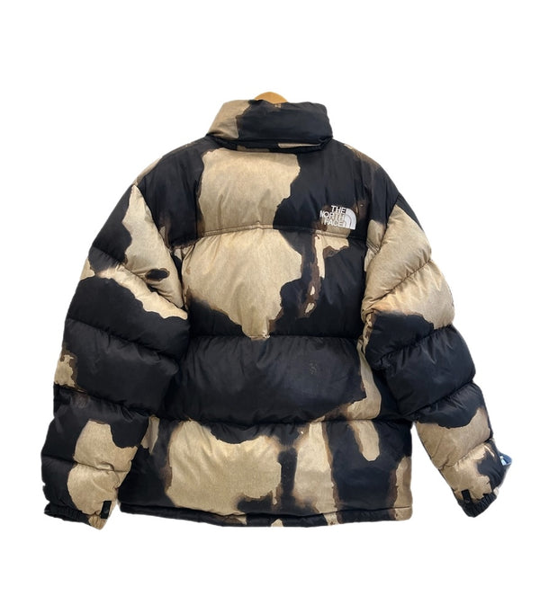 ノースフェイス THE NORTH FACE ×SUPREME 21AW  Bleached Denim Print Nuptse Jacket ブリーチ デニム プリント ヌプシ ジャケット ND52100I XL ジャケット マルチカラー LLサイズ 101MT-5015