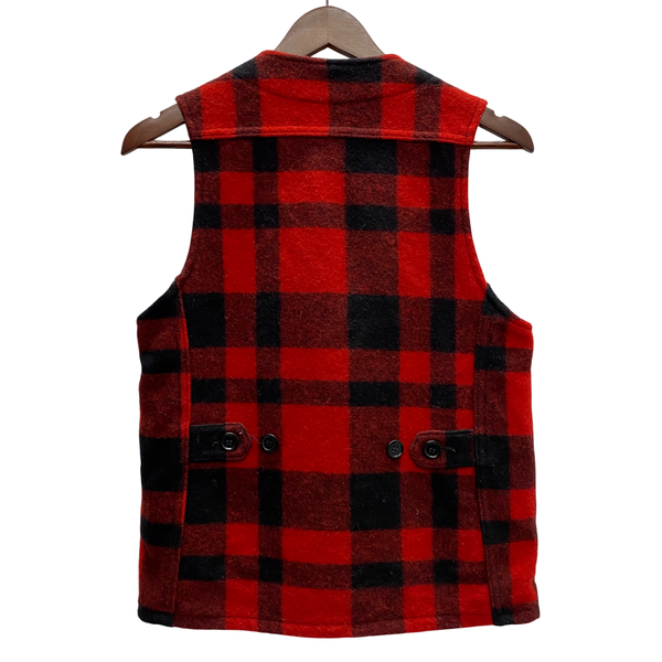 【曜日割引対象外】 フィルソン FILSON マッキーノ ウールベスト USA製 20004P ベスト レッド Sサイズ 201MT-4546 VB