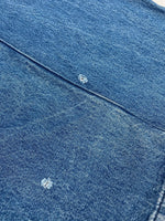 カーハート Carhartt DENIM OVERALL デニム オーバーオール ジップフライ アウトドア 薄手 ワーク つなぎ オールインワン インディゴ 青 ロゴ R07-DST つなぎ・オーバーオール ブルー サイズ 32 104MB-314