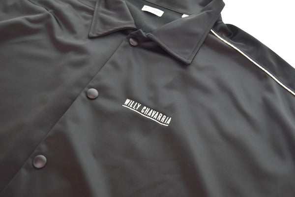 ウィリーチャバリア WILLY CHAVARRIA MONSTER PUFFER TRACK JACKET コーチジャケット ジャケット ブラック LLサイズ 103MT-3488
