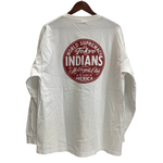 東京インディアンズ TOKYO INDIANS Motorcycle Club L/S Tee ロンT ホワイト XLサイズ 201MT-4404