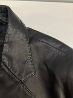 ブルーノマリ BRUNOMAGLI レザーテーラードジャケット 54 ジャケット ブラック 101MT-5298