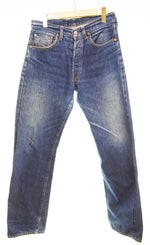 リーバイス Levi's 90s 米国製 501XX バレンシア工場 ボタン裏555 ストレートデニムパンツ  デニム ブルー 32 103MB-638
