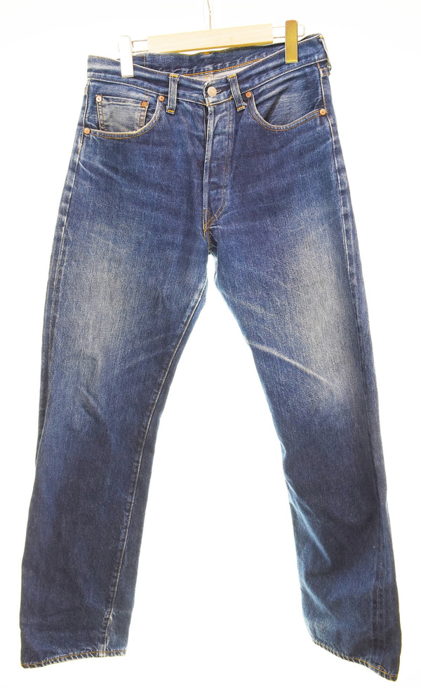 リーバイス Levi's 90s 米国製 501XX バレンシア工場 ボタン裏555 ストレートデニムパンツ  デニム ブルー 32 103MB-638