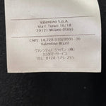 ヴァレンティノ VALENTINO  VLTNグリットプリントオーバーサイズTシャツ RV0MG01UUVC Tシャツ ブラック Lサイズ 201MT-3352