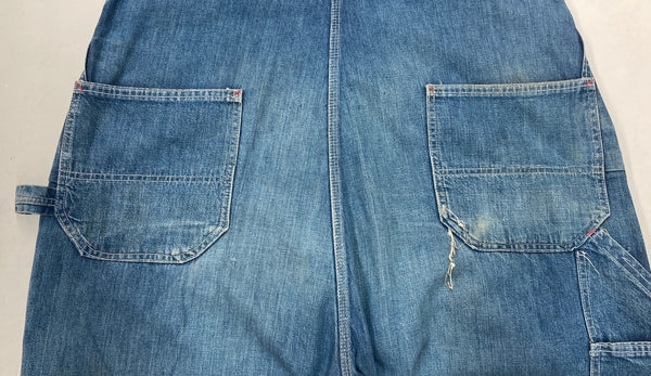 ビッグマック BIG MAC 70s 70年代 Vintage ヴィンテージ ワーク ペインター 無地 つなぎ・オーバーオール ブルー 104MB-227