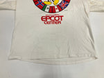 ヴィンテージ vintage 80's 80s WALT Disney World Epcot Center Mickey Mouse 1982 ディズニー ミッキーマウス Tシャツ ホワイト Mサイズ 101MT-3480