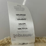 【中古】シュプリーム SUPREME Geo BeanieTan ビーニー 帽子 メンズ帽子 ニット帽 ブラウン 201goods-736