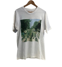 バンド band 90's 90年代 FRUIT OF THE LOOM The Beatles Abbey Road ビートルズ アビーロード vinatge ヴィンテージ MADE IN USA アメリカ製 Tシャツ ホワイト Lサイズ 101MT-4222