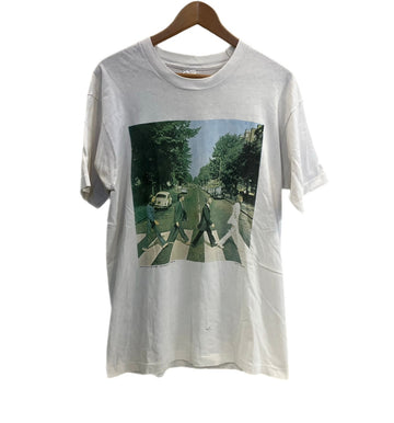 バンド band 90's 90年代 FRUIT OF THE LOOM The Beatles Abbey Road ビートルズ アビーロード vinatge ヴィンテージ MADE IN USA アメリカ製 Tシャツ ホワイト Lサイズ 101MT-4222