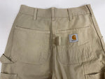 カーハート Carhartt ペインターパンツ US古着 72WS カーゴパンツ ベージュ サイズ 30×34 101MB-720