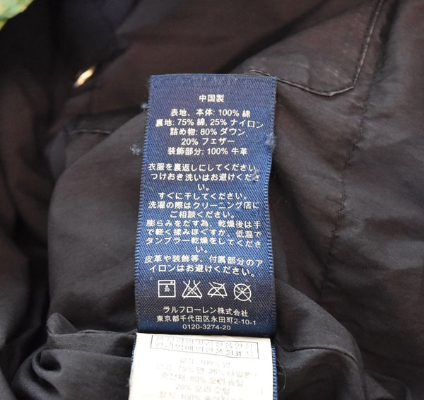 ラルフローレン RalphLauren POLO Ralph Lauren NATIVE DOWN JACKET ネイティブ柄 ダウン ジャケット   7257499TPDQ ジャケット グリーン Sサイズ 103MT-2877