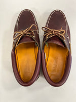 ティンバーランド Timberland HS 3 EYE LUG BURGUNDY スリーアイ クラシックラグ バーガンディ モカシンシューズ 50009 メンズ靴 モカシン ワインレッド サイズ9(参考サイズ約27cm) 101sh-2385