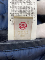 ステューシー STUSSY × fragment フラグメント Varsity jacket バーシティ ジャケット スタジャン 紺 ジャケット 無地 ネイビー Lサイズ 104MT-2063