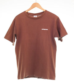 パタゴニア PATAGONIA 90's 00'S Beneficial T's 波 浮世絵 ベネフィシャル OLD オールド ブラウン Sサイズ 103MT-3524