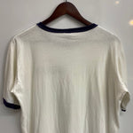 【曜日割引対象外】 チャンピオン Champion 80's USAFA トリコタグ USA製 リンガー Tシャツ ホワイト Lサイズ 201MT-4064 VB