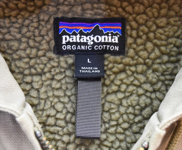 パタゴニア PATAGONIA Lined Canvas Hoody ラインドキャンバスフーディー ORGANIC COTTON オーガニックコットン STY27163FA15 ジャケット ベージュ Lサイズ 103MT-3452
