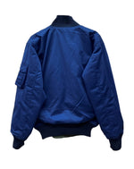 ミリタリー Military REVERSIBLE FLIGHT JACKET リバーシブル フライト ジャケット MA-1 JASDF SQUADRON PX品 ブルーインパルス 緑 サイズ 1 ジャケット 総柄 カーキ 104MT-1764