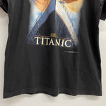【曜日割引対象外】 ヴィンテージ vintage 90's タイタニック Titanic Movie tee DANISH USA製 Tシャツ ブラック Lサイズ 201MT-3585 VB