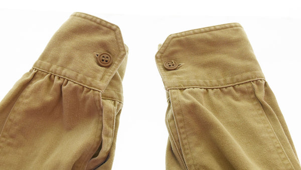 ダブルアールエル RRL ラルフローレン 90s 90年代 三ツ星タグ ワークシャツ 茶 長袖シャツ ブラウン 103MT-2390