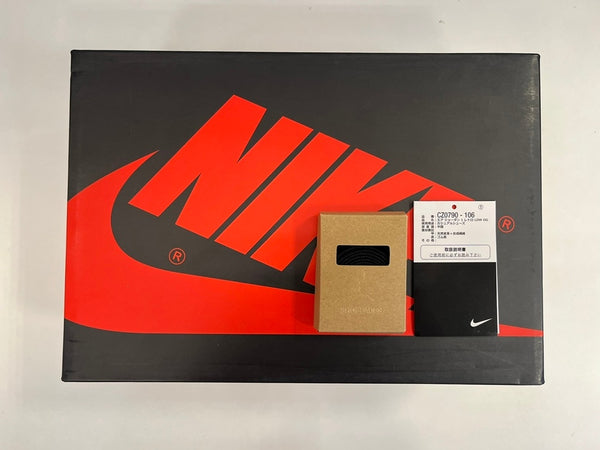 NIKE AIR JORDAN 1 RETRO LOW OG BLACK TOE ナイキ エア ジョーダン 1 ロー オリジナル つま黒 ブラックトゥ 赤・白・黒 CZ0790-106 メンズ靴 スニーカー ホワイト 26.5cm 101sh-2177