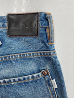 シュガーヒル SUGARHILL 22SS CLASSIC DENIM PANTS クラシック デニム パンツ シンチバック ボタンフライ パッチ ズボン 青 無地 22SSPT08 デニム ブルー サイズ 32 104MB-142