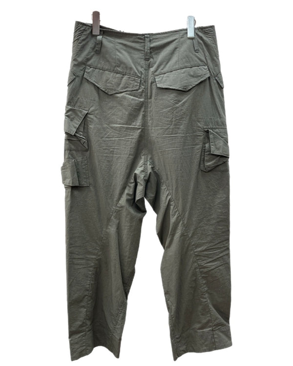 ユリウス JULIUS 19AW MULTIPLE CARGO PNATS マルチプル カーゴ パンツ ジップフライ ズボン 脱色 灰 無地 667PAM5 カーゴパンツ グレー サイズ 3 104MB-163