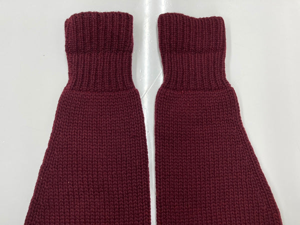 ヴィンテージ vintage 40s 40年代 Rugby KNITTING MILLS Wool Sweater ニット ロングリブ えんじ バーガンディ セーター 無地 ワインレッド 104MT-1872