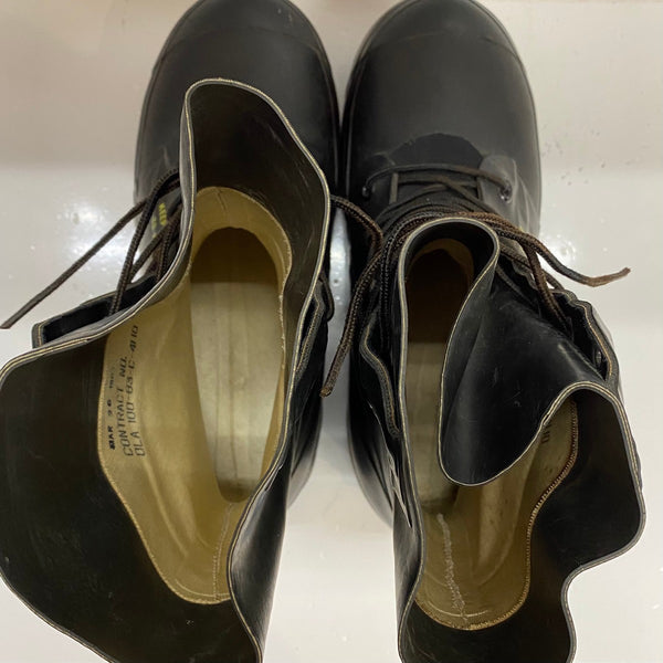 【曜日割引対象外】 ミリタリー MILITARY 80's US.ARMY ミッキーマウスブーツ  メンズ靴 ブーツ その他 ブラック 7Wサイズ 201-shoes1462 VB