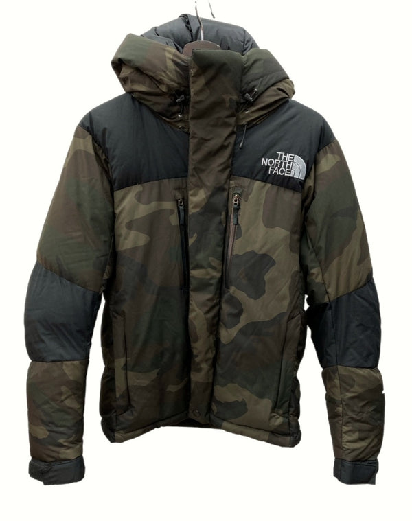 ザノースフェイス THE NORTH FACE NOVELTY BALTRO LIGHT JACKET ノベルティ バルトロ ライト ダウンジャケット カモフラージュ KHAKI 緑 ND91720 ジャケット ロゴ カーキ Sサイズ 104MT-686