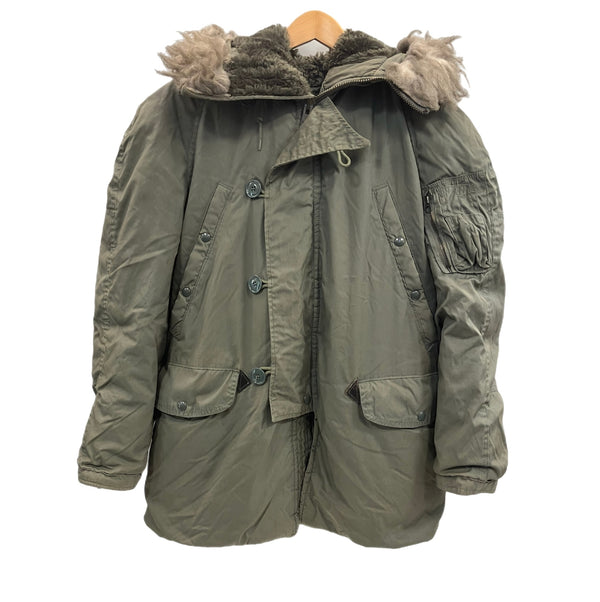 ミリタリー military 80's 80年代 US AIR FORCE USAF 米軍実物 N-3B フライトジャケット TALON ZIP VINTAGE ヴィンテージ ジャケット カーキ 101MT-5083