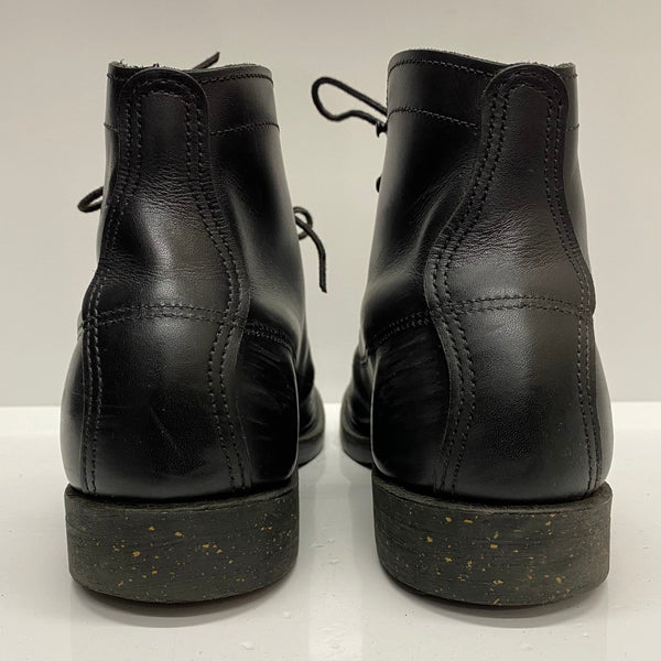 【曜日割引対象外】 レッドウィング RED WING 15年製 ワイドパネル ラインマン 8 1/2D ブラックリタン USA製 2995 メンズ靴 ブーツ ワーク ブラック 26.5cmサイズ 201-shoes1521 VB