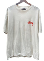 ステューシー STUSSY Skate Tough Tee T-shirt 半袖 カットソー クルーネック コットン ホンジュラス製 バックプリント WHITE 白 Tシャツ ロゴ ホワイト Lサイズ 104MT-1786