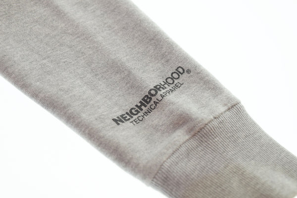 ネイバーフッド NEIGHBORHOOD × Disney 00s BIG BAD WOLF フーディー 染み込みプリント 後付け パーカ グレー 103MT-2892