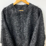 アトリエヌメロサンク Atelier N5 Loungedress ノーカラーフェザーブルゾン ノーカラージャケット LDZ10A2107A0006 ジャケット ブラック フリーサイズ 201LT-439