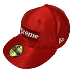 【中古】シュプリーム SUPREME ダズル ボックスロゴ ニューエラ Dazzle Box Logo New Era 16SS 7 5/8 帽子 メンズ帽子 キャップ レッド 201goods-661