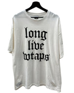 ダブルタップス WTAPS LLW LONG LIVE WTAPS TEE ロング ライブ ダブルタップス Tシャツ 白 SIZE 04 Tシャツ プリント ホワイト 104MT-1554