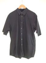 ジルサンダー JIL SANDER  ストレッチ レギュラーカラー 半袖シャツ JSMK740826 43 半袖シャツ ネイビー 103MT-2957