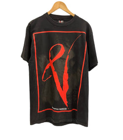 ヴィンテージ vintage 90's 90年代 GIANT by TULTEX INTERVIEW WITH THE VAMPIRE インタビュー ウィズ ザ ヴァンパイア 映画 ムービーT  Tシャツ ブラック Lサイズ 101MT-4022