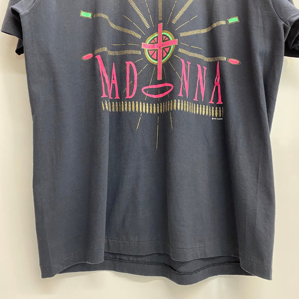 【曜日割引対象外】 ヴィンテージ vintage 90's マドンナ Madonna Hanes T-shirt USA製 Tシャツ ブラック Lサイズ 201MT-3828 VB